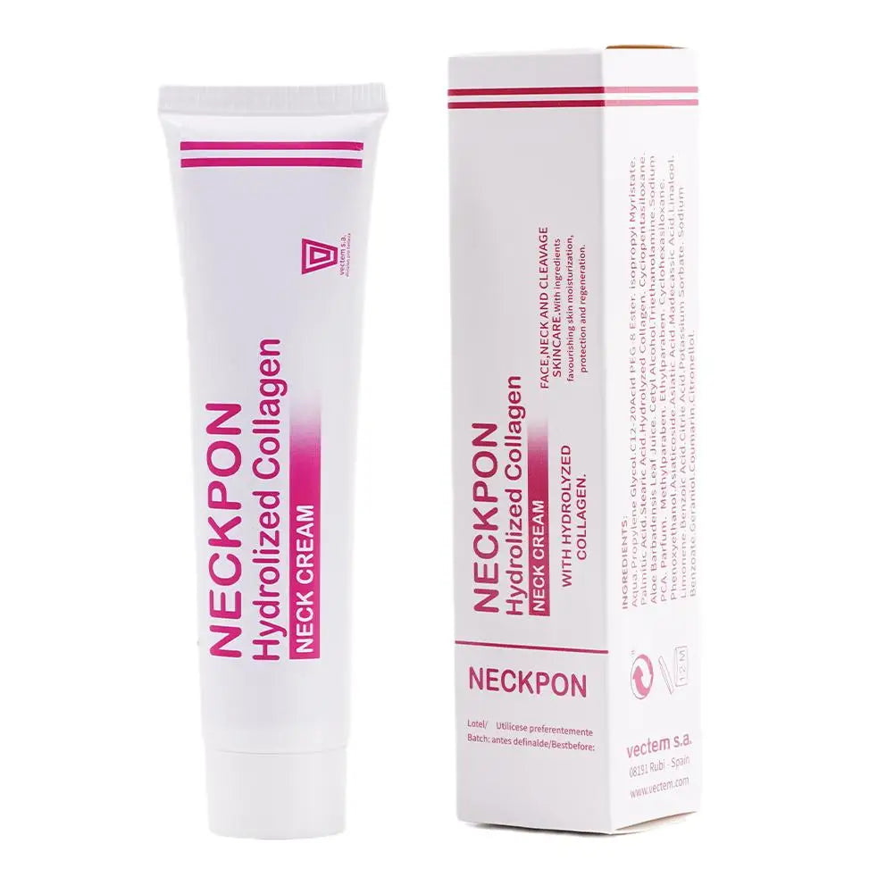 Collagen Neck Cream Nourishing Moisturizes, Lifts, Firms Neck, Reduces Double Chin and Fine Lines, Anti-Aging Rejuvenation