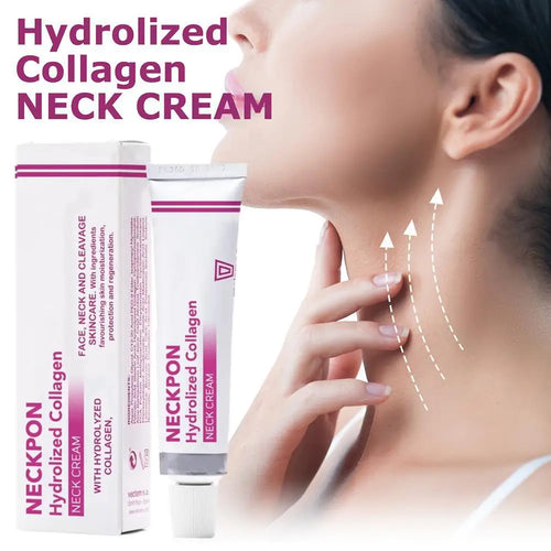 Collagen Neck Cream Nourishing Moisturizes, Lifts, Firms Neck, Reduces Double Chin and Fine Lines, Anti-Aging Rejuvenation