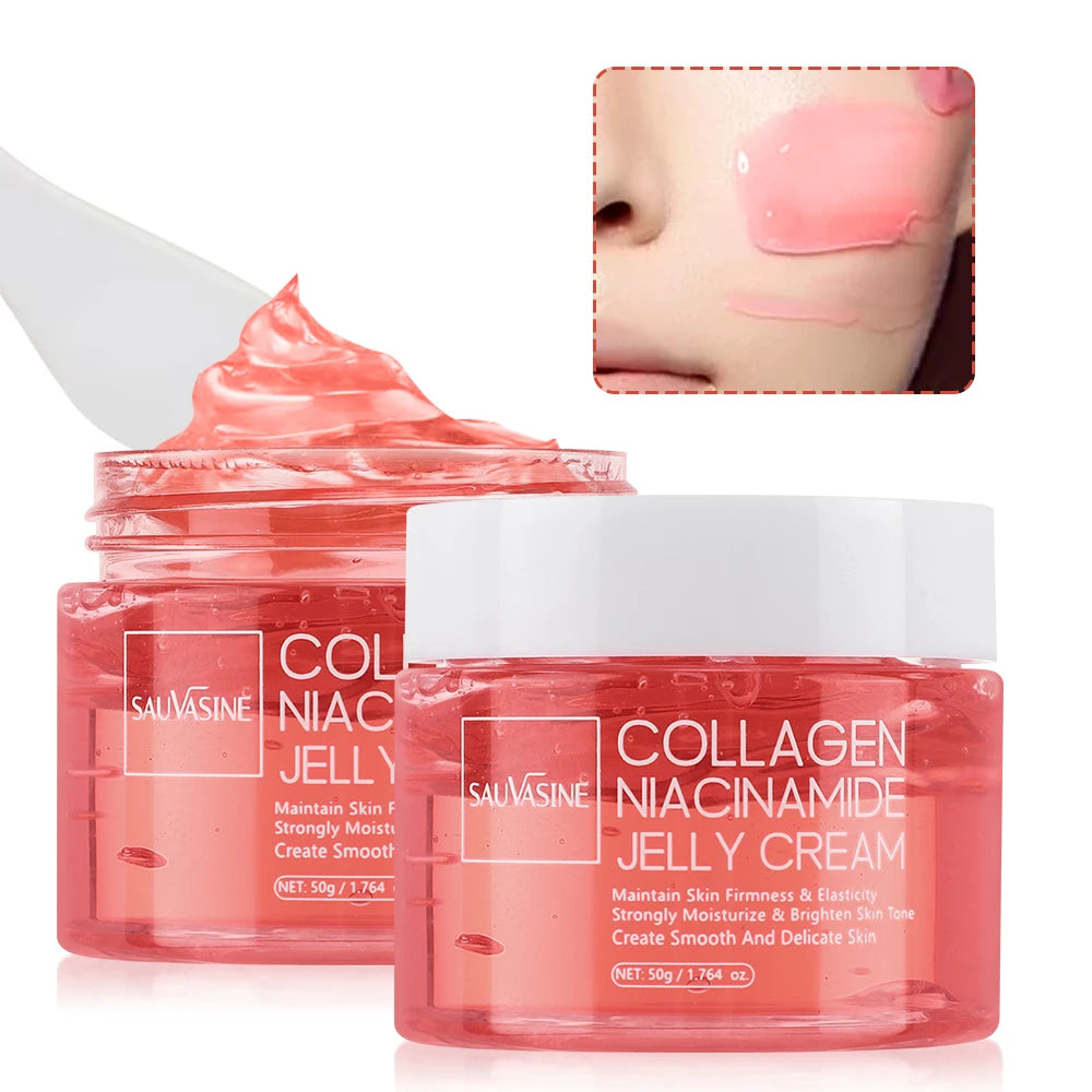 24h Glow & Lifted Collagen Jelly Cream Niacinamide And Hydrolyzed Collagen Strengthen The Skin Barrier And Moisturize The Skin